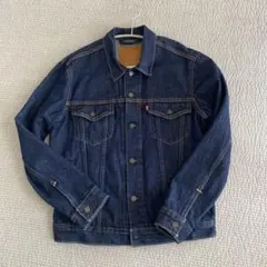 Levi's PREMIUM ダークインディゴ　デニムジャケット　Gジャン