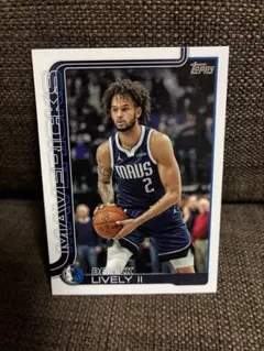 NBA 2025 topps flagship DERECK LIVELY II