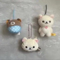 サンエックス リラックマ コリラックマ ぬいぐるみ キーホルダー フェイスポーチ