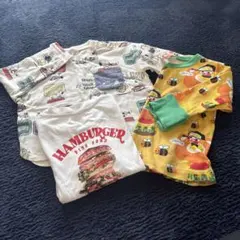 カラフルな長袖Tシャツ3点セット 80.90