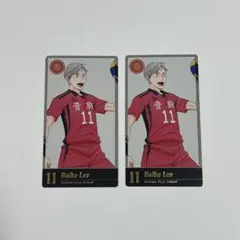 【灰羽リエーフ】ハイキュー‼︎ ゴミ捨て場の決戦展 トレーディングチケット風カード