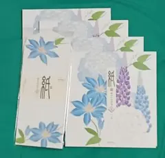 便箋&封筒セット　夏の花柄　4柄