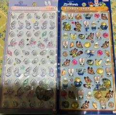 ディズニー　ズートピア アリス　ボンボンドロップシールセット