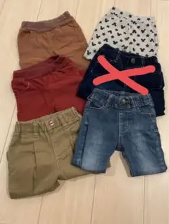 値下げ中！80 パンツ　６点セット