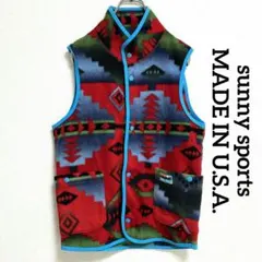 ネイティブ柄ベスト
