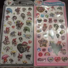 未開封 パワーパフガールズ うるちゅるシール 2シートセット