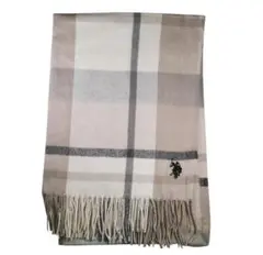 U.S. Polo Assn. チェック柄マフラー