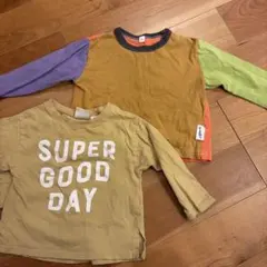 カラフルTシャツ 80サイズ 2枚セット