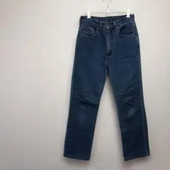【Levi's】508 美品ダークブルー ストレートデニム ハイウエスト W29