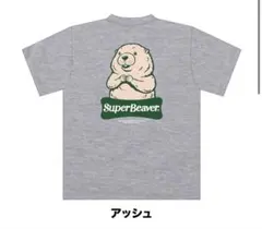 SUPER BEAVER アメリカンビーバーロゴ Tシャツ XLサイズ アッシュのサムネイル