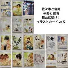 佐々木と宮野 平野と鍵浦 春園ショウ イラストカード まとめ売り