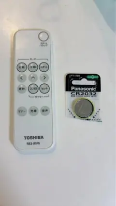 ロボットクリーナーVC-RVS2用リモコンRB3-RSW 取替用ボタン電池付のサムネイル