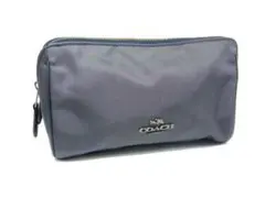 COACH ポーチ グレー ナイロン製のサムネイル