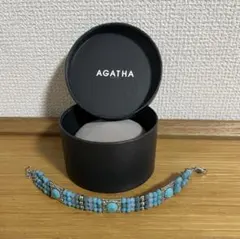 【新品】AGATHA ターコイズブルーブレスレット　今からの季節に人気