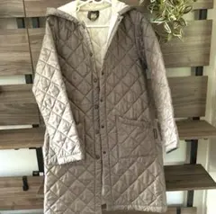 LAVENHAM ロングコート モカ