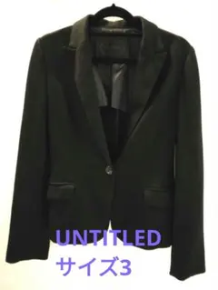 UNTITLED　ジャケット　黒　★最終処分★のサムネイル