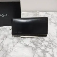 Paul Smith ブラック レザー キーケース