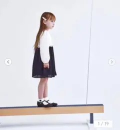 値下げgreen label relaxingレースサテンストライプ ワンピース