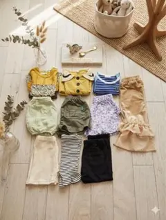 ベビー服 キッズ服10点セット 80cm〜95cm 女の子　夏服のサムネイル
