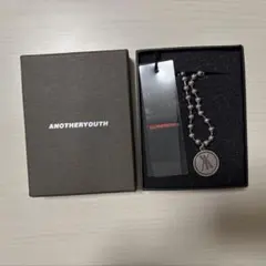 ANOTHERYOUTH ロゴプレート ボールチェーン ネックレス