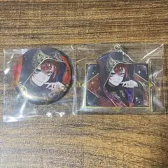 ツイステ リドル 缶バッジ アクリルキーホルダー 新品未使用