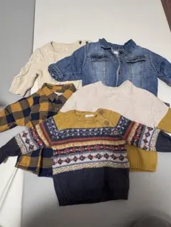 まとめうり　5点セット　70cm-75cm ZARA GAP Next