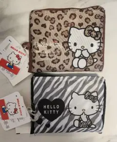 ハローキティ　バッグ　エコバッグ　しまむら　サンリオ　ヒョウ柄