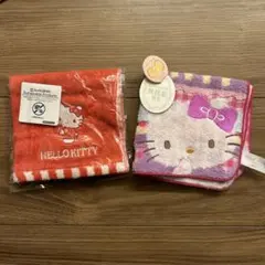 ハローキティ　ハンドタオル　2枚セット