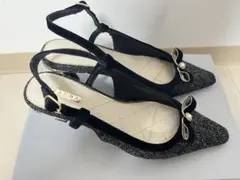 パールリボンクラシカルパンプス　RANDA Mサイズ