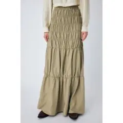 マウジー MOUSSY SHIRRING LONG SKIRT