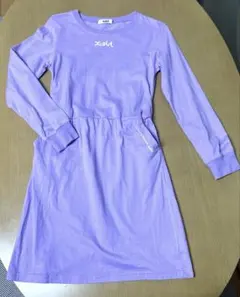xgirl ラベンダー 長袖ワンピース　140cm
