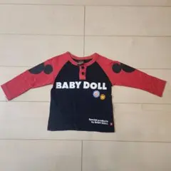 BABY DOLL ミッキー 長袖Tシャツ 80