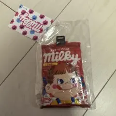 신품 미사용 후지야 페코짱 밀키 러기지 태그