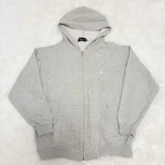美品 Polo Ralph Lauren ジップアップ 長袖 パーカー グレー