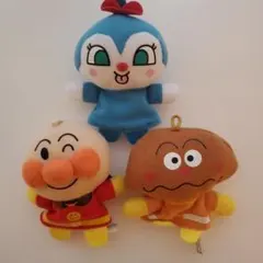 アンパンマン ぬいぐるみ カレーパンマン　コキンちゃん　マスコット　指人形のサムネイル