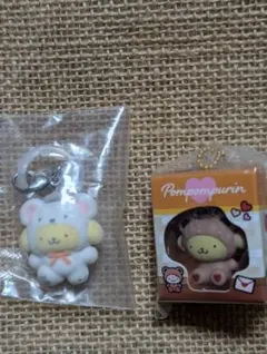 サンリオ　プリン　ふわふわスノー　ミニチュアパッケージコレクション　ガチャ