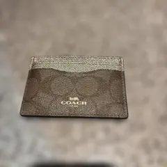 COACH モノグラム レザー カードケース