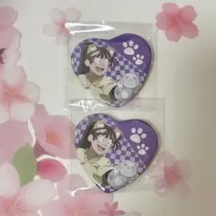 ナンジャ 缶バッジ 尾浜 忍たま ハート缶バッジ 尾浜勘右衛門 忍たま乱太郎