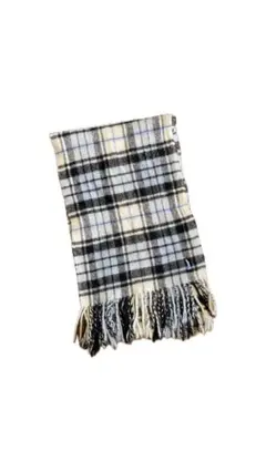 East Boy チェック柄マフラー ブルー