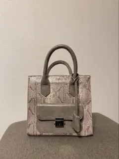 【Darich】スネーク柄 スクエアドッキングバッグ