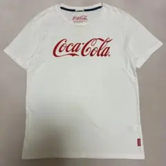 GU Coca-Cola コラボTシャツ ホワイト Mサイズプリントロゴお買い得