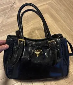 プラダ　ハンドバックバッグ　ショルダー付　ダメージ品