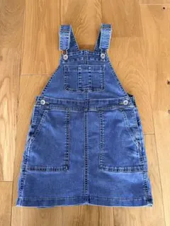 ユニクロ UNIQLO デニムジャンバースカート 120cm