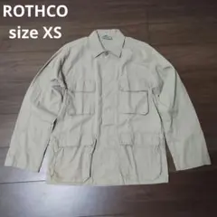 古着 ROTHCO BDU 長袖ミリタリーシャツ ベージュ XS ロスコ