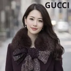 GUCCI グッチファーショール　大判ストール 楽天市場】gucci グッチ ファー ストールの通販