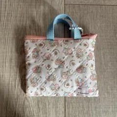 サンリオキャラクターズレトロレッスンバッグミニキーホルダー リトルツインスターズ