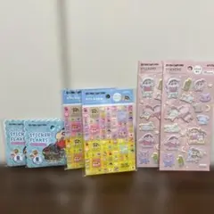 クレヨンしんちゃん　ぷっくりステッカー　タイルシール 　おはじきシール