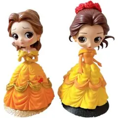 Qposket ディズニーフィギュア プリンセス ベル 美女と野獣 2体セット