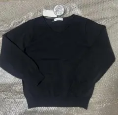 【新品タグ付き】ITS'DEMO イッツデモ 長袖ニットセーター ブラック 黒