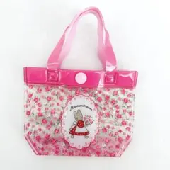 サンリオ　プールバッグ風ミニポーチ2　マロンクリーム